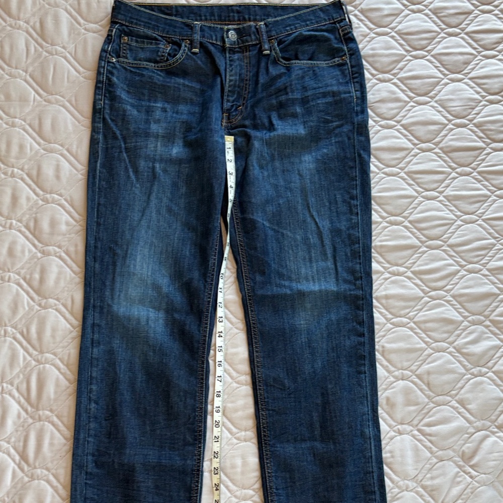 Levi's Dark Blue Straight Jeans
